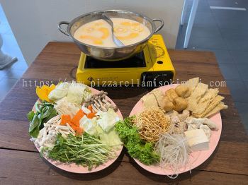 Corn Soup Vegetarian Steamboat