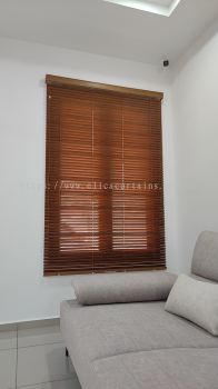 Wood Timber Blind/ String System/ Natural Wood/ Sunlight Control 