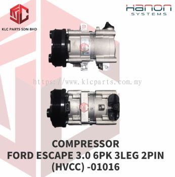 COMPRESSOR FORD ESCAPE 3.0 6PK (HVCC)-01016