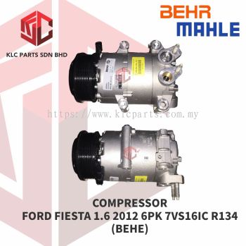 COMPRESSOR FORD FIESTA 1.6 2012 6PK 7VS16IC R134 (BEHR)