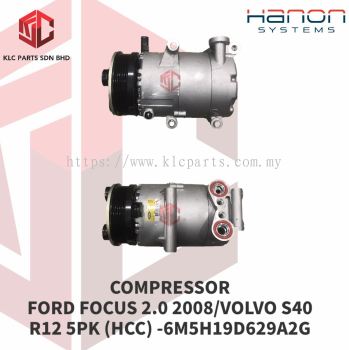 COMPRESSOR FORD FOCUS 2.0 2008/VOLVO S40 R12 5PK (HCC)-6M5H19D629A2G