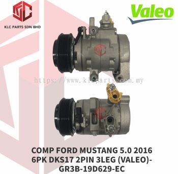 COMPRESSOR FORD MUSTANG 5.0 2016 6PK DKS17 (VALEO)-GR3B-19D629-EC