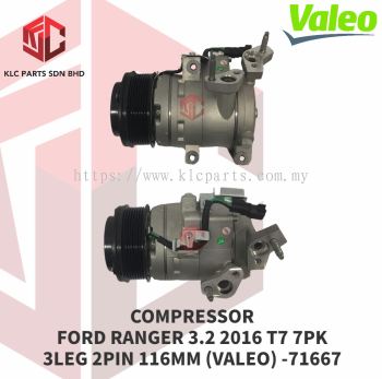 COMPRESSOR FORD RANGER 3.2 2016 T7 7PK (VALEO)-71667