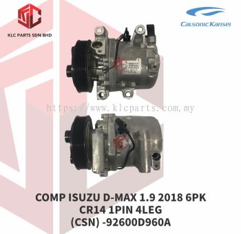 COMPRESSOR ISUZU D-MAX 1.9 2018 6PK CR14   (CSN) -92600D960A