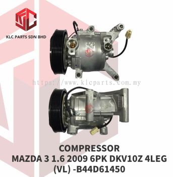 COMPRESSOR MAZDA 3 1.6 2009 6PK DKV10Z 4LEG (VL) -B44D61450