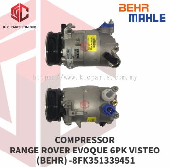 COMPRESSOR RANGE ROVER EVOQUE 6PK VISTEO (BEHR)-8FK351339451