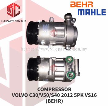 COMPRESSOR VOLVO C30/V50/S40 2012 5PK VS16 (BEHR)