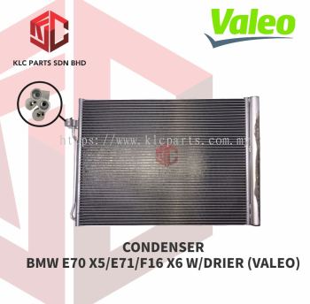 CONDENSER BMW E70 X5/E71/F16 X6 W/DRIER (VALEO)