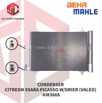 CONDENSER CITREON XSARA PICASSO W/DRIER (VALEO) - KM3668