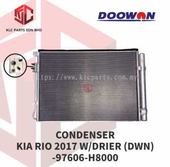 CONDENSER KIA RIO 2017 W/DRIER (DWN) -97606-H8000