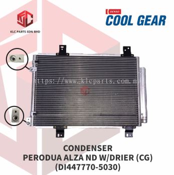 CONDENSER PERODUA ALZA ND W/DRIER (CG) (D1447770-5030)