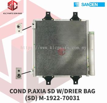 CONDENSER PERODUA AXIA SD W/DRIER BAG (SD) M-1922-70031