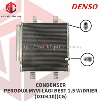 CONDENSER PERODUA MYVI LAGI BEST 1.5 W/DRIER (D10410)(CG)