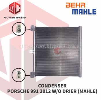 CONDENSER PORSCHE 911 2012 W/O DRIER (MAHLE)