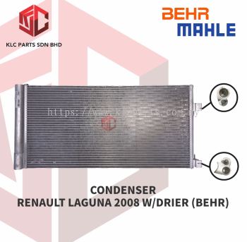 CONDENSER RENAULT LAGUNA 2008 W/DRIER (BEHR)