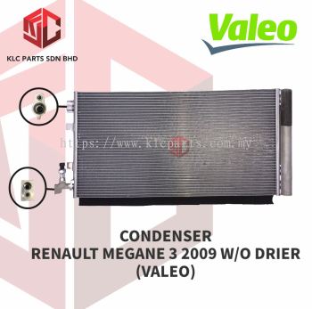 CONDENSER RENAULT MEGANE 3 2009 W/O DRIER (VALEO)