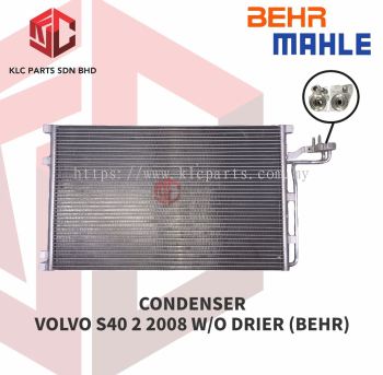 CONDENSER VOLVO S40 2 2008 W/O DRIER (BEHR)