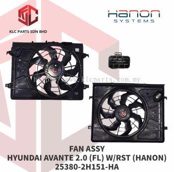 FAN ASSY HYUNDAI AVANTAE 2.0 (FL) W/RST (HANON) 25380-2H151-HA