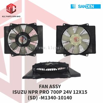 FAN ASSY ISUZU NPR PRO 700P 24V 12X15 (SD) -M1340-10140