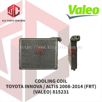 COOLING COIL TOYOTA INNOVA / ALTIS 2008-2014 / FORTUNER / HILUX / PLACER / WISH 2009 (FRONT)(VALEO) 815231