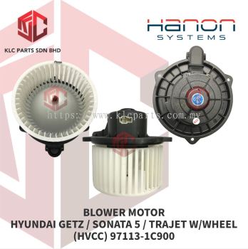 BLOWER MOTOR HYUNDAI GETZ / SONATA 5 / TRAJET W/WHEEL (HVCC) 97113-1C900