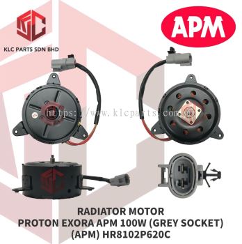 RADIATOR MOTOR PROTON EXORA APM 100W (GREY SOCKET)(BROWN & RED)(APM) HR8102P620C