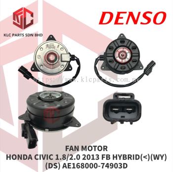 FAN MOTOR HONDA CIVIC 1.8/2.0 2013 FB HYBRID (WY)(DS) AE168000-74903D