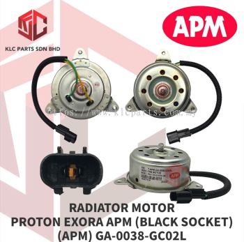 RADIATOR MOTOR PROTON EXORA APM (BLACK SOCKET)(GREEN & YELLOW)(APM) GA-0038-GC02L