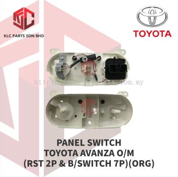 PANEL SWITCH TOYOTA AVANZA O/M (RESISTOR 2P & BLOWER SWITCH 7P)(ORIGINAL)