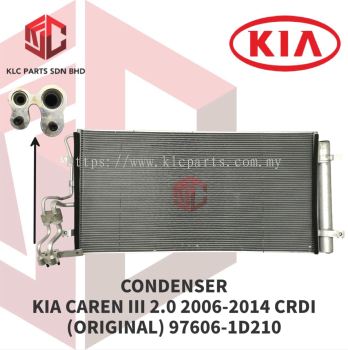 CONDENSER KIA CARENS III 2.0 2006-2014 CRDI W/DRIER (ORIGINAL) 97606-1D210 