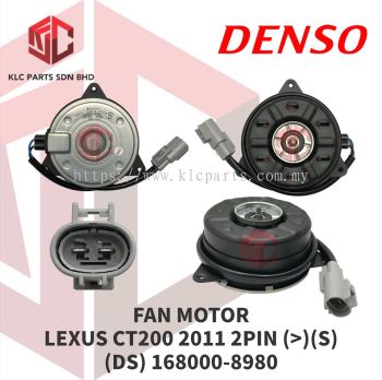 FAN MOTOR LEXUS CT200 2011 2PIN WIRE (>)(S)(DS) 168000-8980