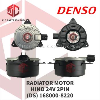 RADIATOR MOTOR HINO 24V 2PIN (DS) 168000-8220