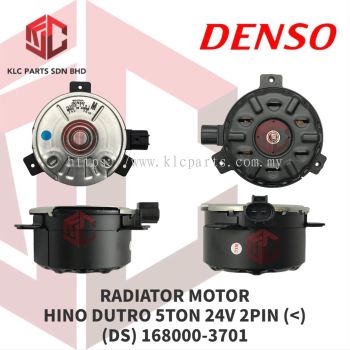 RADIATOR MOTOR HINO DUTRO 5TON 24V 2PIN (<)(DS) 168000-3701