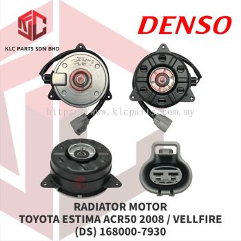 RADIATOR MOTOR TOYOTA ESTIMA ACR50 / VELLFIRE 2PIN (WR)(DS) 168000-7930