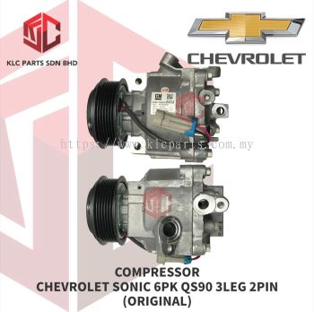 COMPRESSOR CHEVROLET SONIC 6PK QS90 3LEG 2PIN (ORIGINAL)