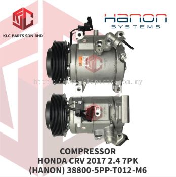 COMPRESSOR HONDA CRV 2017 2.4 7PK 4LEG (HANON) 38800-5PP-T012-M6