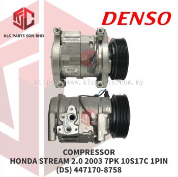 COMPRESSOR HONDA STREAM 2.0 2003 7PK 10S17C 1PIN 4LEG (DS) 447170-8758