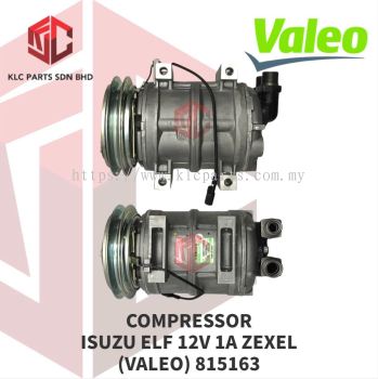 COMPRESSOR ISUZU ELF ZEXEL 1A DKS15C 4LEG 1PIN 12V 135MM (VALEO) 815163