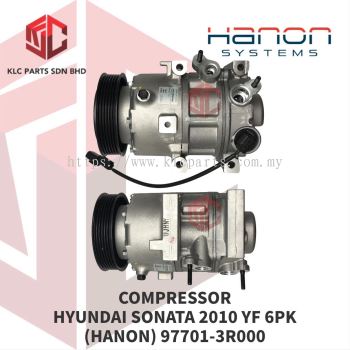 COMPRESSOR HYUNDAI SONATA 2010 YF 6PK 4LEG 2PIN 119MM (HANON) 97701-3R000 / 3V110