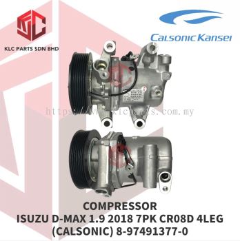 COMPRESSOR ISUZU D-MAX 1.9 2018 7PK CR08D 4LEG (CALSONIC) 8-97491377-0