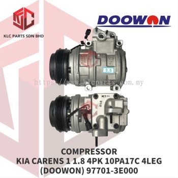 COMPRESSOR KIA CARENS 1 1.8 4PK 10PA17C 4LEG (DOOWON) 97701-3E000