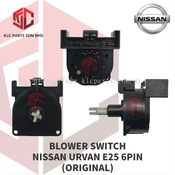 BLOWER SWITCH NISSAN URVAN E25 6PIN (ORIGINAL)