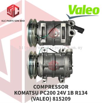 COMPRESSOR KOMATSU PC200 24V 1B R134 (VALEO) 815209