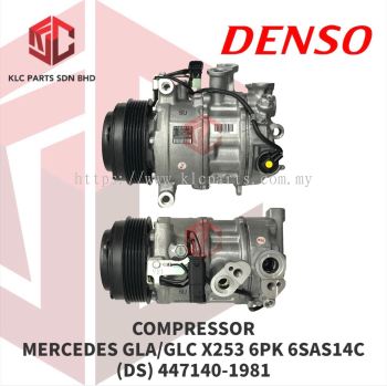 COMPRESSOR MERCEDES GLA / GLC X253 6PK 6SAS14C 3PIN 3LEG (DS) 447140-1981