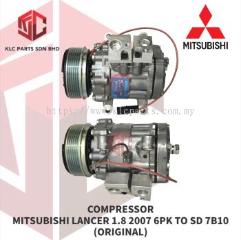 COMPRESSOR MITSUBISHI LANCER 1.8 2007 6PK TO SD 7B10 (ORIGINAL)