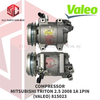 COMPRESSOR MITSUBISHI TRITON 2.5 2008 1A DKS15D 4LEG 1PIN 126MM (PULLY IN)(VALEO) 815023 