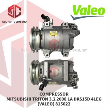 COMPRESSOR MITSUBISHI TRITON 3.2 2008 1A DKS15D 4LEG 1PIN 126MM (PULLY OUT)(VALEO) 815022 