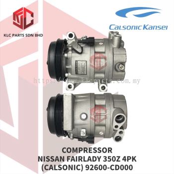 COMPRESSOR NISSAN FAIRLADY 350Z 4PK 3LEG (CALSONIC) 92600-CD000