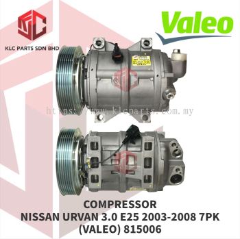 COMPRESSOR NISSAN URVAN 3.0 E25 2003-2008 7PK (VALEO) 815006 