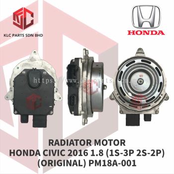 RADIATOR MOTOR HONDA CIVIC 2016 1.8 (1S-3P 2S-2P) (ORIGINAL) PM18A-001 